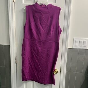 Ann Taylor Vibrant Purple Mini Dress